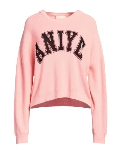Aniye By Woman Sweater Pink Size Onesize Cotton, Acrylic