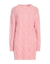 Aniye By Woman Sweater Pink Size Xs Polyamide, Alpaca Wool, Wool In Pink