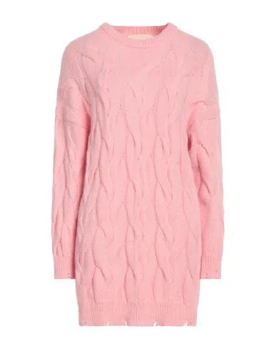Aniye By Woman Sweater Pink Size Xs Polyamide, Alpaca Wool, Wool