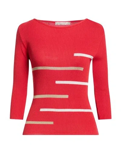 Aniye By Woman Sweater Tomato Red Size 3 Viscose, Polyamide