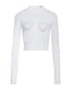 Aniye By Woman Sweater White Size M Viscose, Polyester, Polyamide