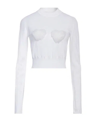 Aniye By Woman Sweater White Size M Viscose, Polyester, Polyamide