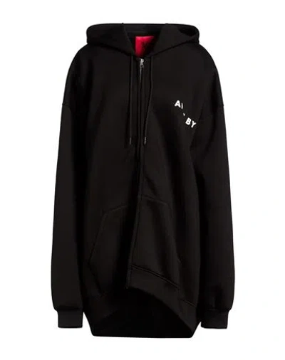 Aniye By Woman Sweatshirt Black Size M Viscose, Elastane