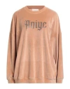 Aniye By Woman Sweatshirt Camel Size 4 Polyester, Elastane
