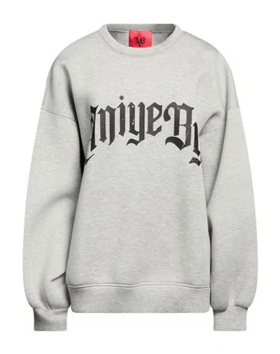 Aniye By Woman Sweatshirt Grey Size S Viscose, Elastane In Gray