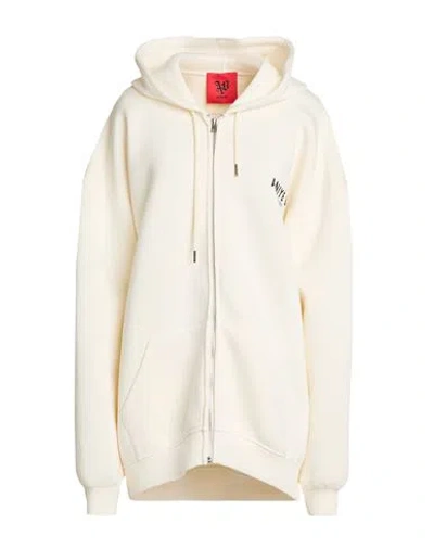 Aniye By Woman Sweatshirt Ivory Size M Viscose, Elastane In Neutral