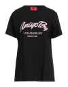 Aniye By Woman T-shirt Black Size M Cotton In Black