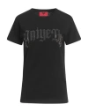 Aniye By Woman T-shirt Black Size S Cotton