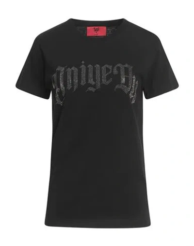 Aniye By Woman T-shirt Black Size S Cotton