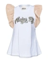 Aniye By Woman T-shirt Blush Size 8 Cotton, Polyester, Polyurethane In Pink