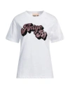 Aniye By Meda Weiss Glitzer T-shirt In White