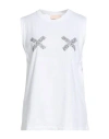 Aniye By Woman T-shirt White Size 8 Cotton