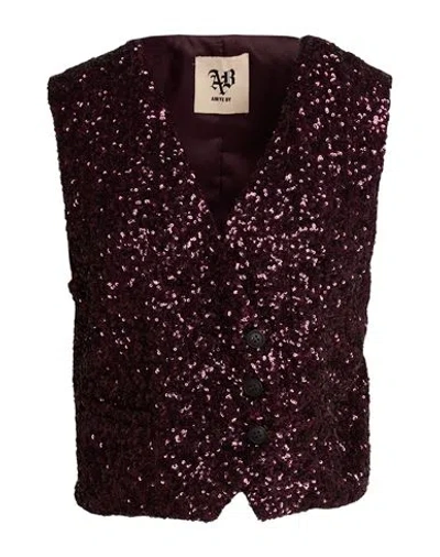 Aniye By Woman Tailored Vest Plum Size S Polyester, Elastane In Purple