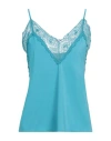 Aniye By Woman Top Azure Size 8 Polyester, Elastane, Polyamide In Blue