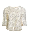 Aniye By Woman Top Beige Size 10 Polyester, Elastane In Gold