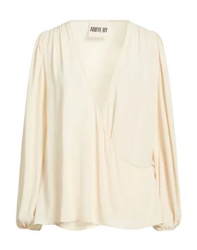 Aniye By Woman Top Beige Size M Polyester In Neutral