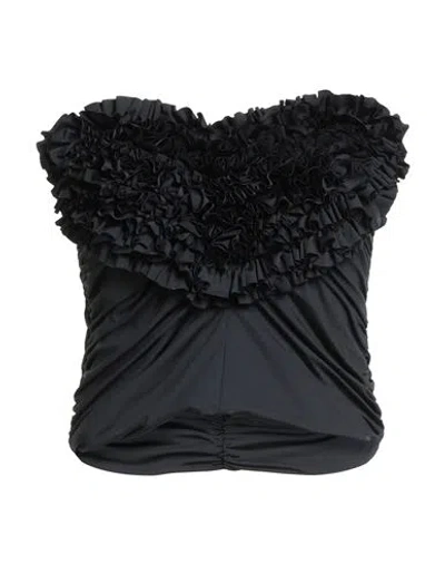 Aniye By Woman Top Black Size 4 Polyester, Elastane