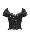 Aniye By Woman Top Black Size 8 Polyester, Elastane
