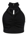 Aniye By Woman Top Black Size 8 Polyester, Elastane In Black
