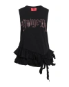 Aniye By Woman Top Black Size Xs Cotton In Black