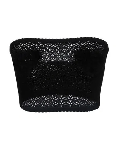 Aniye By Woman Top Black Size S Viscose, Polyester