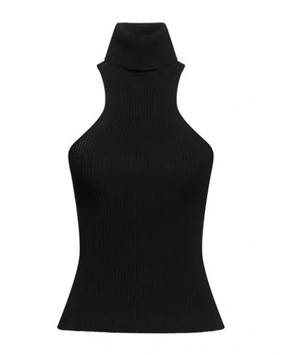 Aniye By Woman Top Black Size Xs Virgin Wool