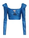Aniye By Woman Top Bright Blue Size 8 Polyamide, Elastane