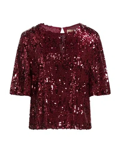 Aniye By Woman Top Burgundy Size Xs Polyester