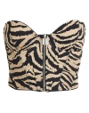 Aniye By Woman Top Camel Size 4 Polyester, Elastane In Neutral