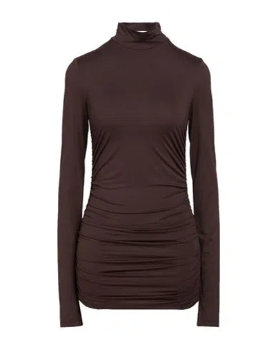 Aniye By Woman Top Dark Brown Size M Polyamide, Elastane
