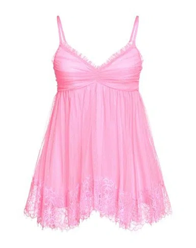 Aniye By Woman Top Fuchsia Size 4 Polyester In Pink
