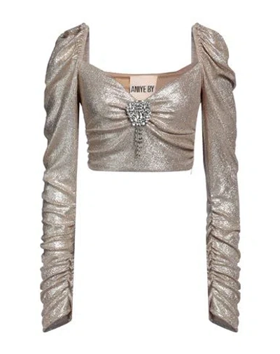 Aniye By Woman Top Gold Size 4 Polyamide, Elastane, Metallic Fiber