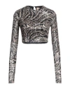 Aniye By Woman Top Gold Size 8 Polyester, Elastane In Gold