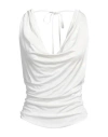 Aniye By Woman Top Ivory Size 6 Viscose In White