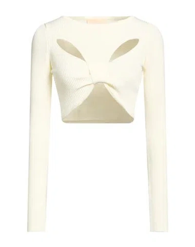 Aniye By Woman Top Ivory Size L Viscose, Polyester In White