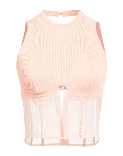 Aniye By Woman Top Light Pink Size L Viscose, Polyamide, Elastane