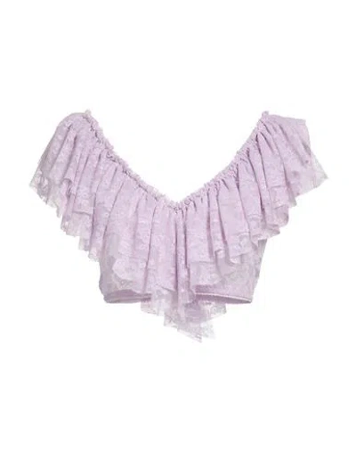 Aniye By Woman Top Lilac Size 6 Polyamide, Elastane In Purple