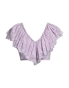 Aniye By Woman Top Lilac Size 8 Polyamide, Elastane In Purple