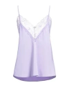 Aniye By Woman Top Lilac Size 8 Polyester, Elastane, Polyamide In Purple