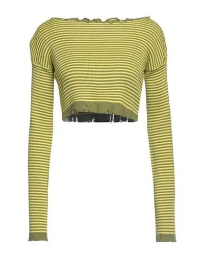 Aniye By Woman Top Lime Green Size S Cotton