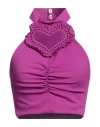 Aniye By Woman Top Mauve Size 4 Polyester, Elastane In Purple