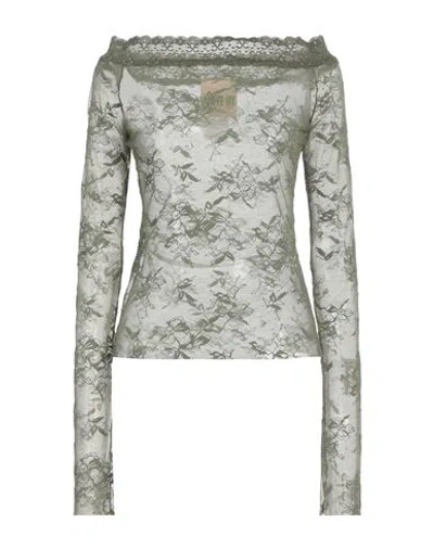 Aniye By Woman Top Military Green Size 8 Polyamide, Elastane