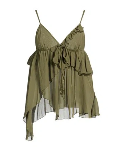 Aniye By Woman Top Military Green Size 6 Viscose