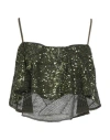 Aniye By Woman Top Military Green Size 8 Polyester, Elastane