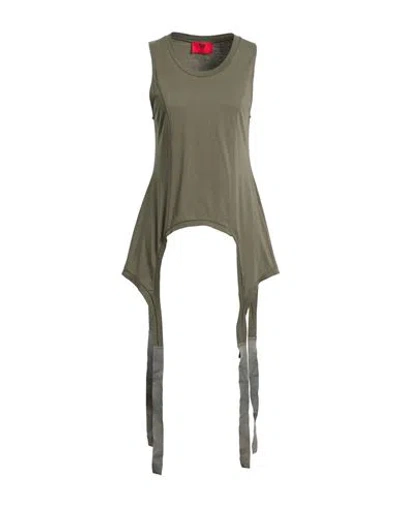 Aniye By Woman Top Military Green Size M Cotton
