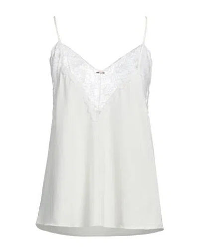 Aniye By Woman Top Off White Size 6 Polyester, Elastane, Polyamide