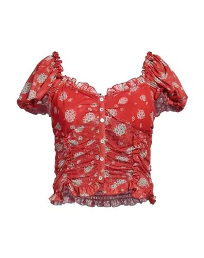 Aniye By Woman Top Orange Size 2 Polyester, Elastane