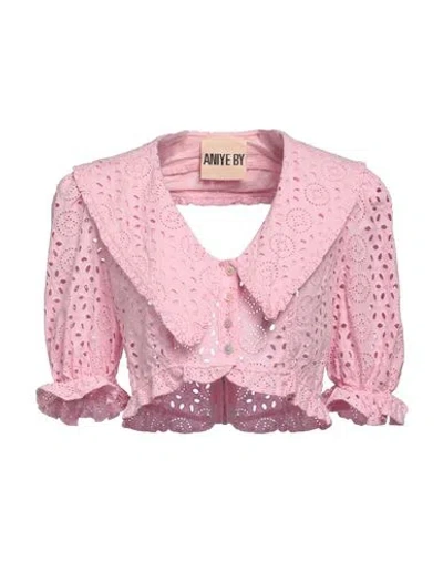 Aniye By Woman Top Pink Size 8 Cotton
