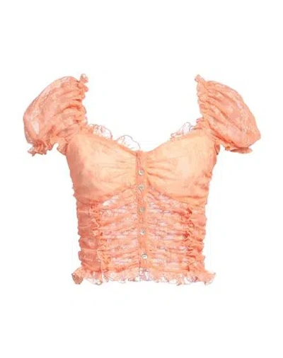 Aniye By Woman Top Salmon Pink Size 6 Polyamide, Elastane