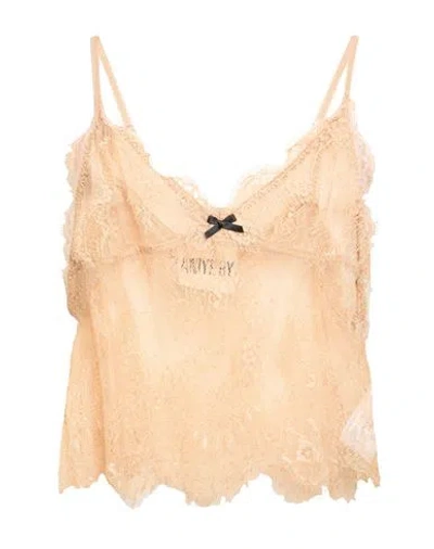 Aniye By Woman Top Sand Size 6 Polyamide, Cotton In Brown